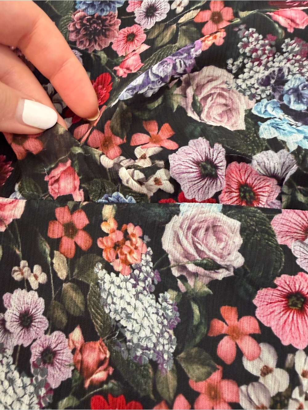 Express Floral Ruffle Dress🌸 - Picture 2 of 6